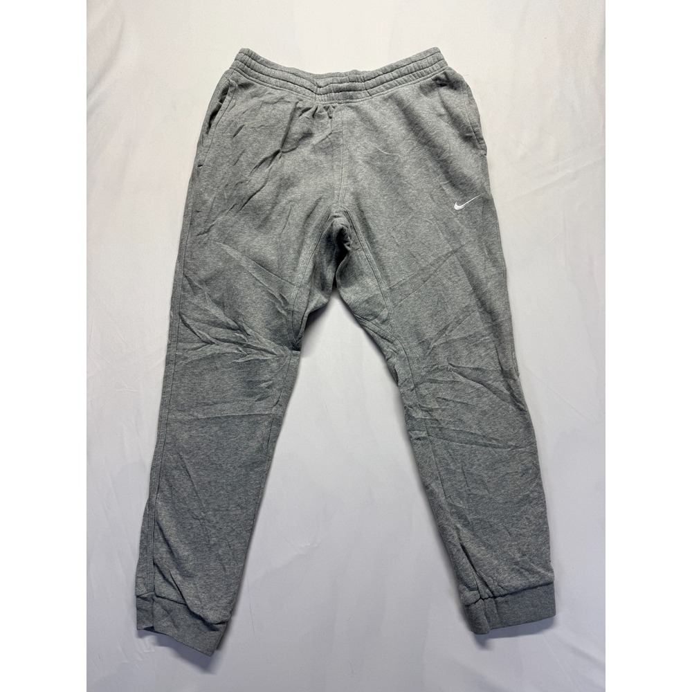 Nike Sportswear Club Fleece Sweatpants Mens L Heather Gray Gym Training Jogger